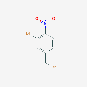 Benzene, 2-bromo-4-(bromomethyl)-1-nitro-