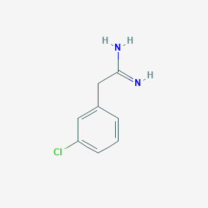 Benzeneethanimidamide, 3-chloro- Benzeneethanimidamide, 3-chloro-