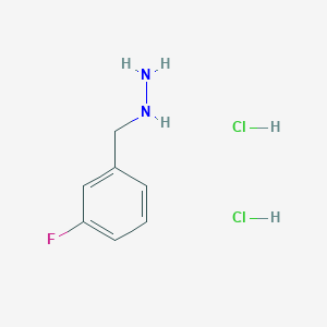 Hydrazine, [(3-fluorophenyl)methyl]-, hydrochloride 