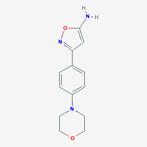 3-(4-Morpholin-4-yl-phenyl)-isoxazol-5-ylamine 3-(4-Morpholin-4-yl-phenyl)-isoxazol-5-ylamine