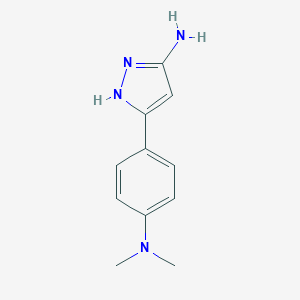5-(4-Dimethylamino-phenyl)-2H-pyrazol-3-ylamine 5-(4-Dimethylamino-phenyl)-2H-pyrazol-3-ylamine