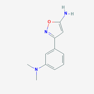 3-(3-Dimethylamino-phenyl)-isoxazol-5-ylamine 3-(3-Dimethylamino-phenyl)-isoxazol-5-ylamine