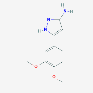 5-(3,4-Dimethoxy-phenyl)-2H-pyrazol-3-ylamine 5-(3,4-Dimethoxy-phenyl)-2H-pyrazol-3-ylamine