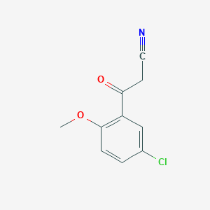 3-(5-Chloro-2-methoxy-phenyl)-3-oxo-propionitrile 3-(5-Chloro-2-methoxy-phenyl)-3-oxo-propionitrile