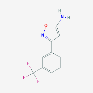 3-(3-Trifluoromethyl-phenyl)-isoxazol-5-ylamine 3-(3-Trifluoromethyl-phenyl)-isoxazol-5-ylamine