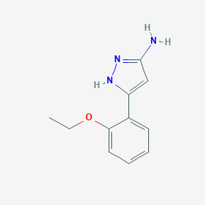 5-(2-Ethoxy-phenyl)-2H-pyrazol-3-ylamine 5-(2-Ethoxy-phenyl)-2H-pyrazol-3-ylamine