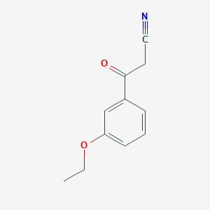Benzenepropanenitrile, 3-ethoxy-b-oxo- Benzenepropanenitrile, 3-ethoxy-b-oxo-