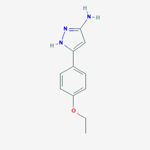 5-(4-Ethoxy-phenyl)-2H-pyrazol-3-ylamine 5-(4-Ethoxy-phenyl)-2H-pyrazol-3-ylamine