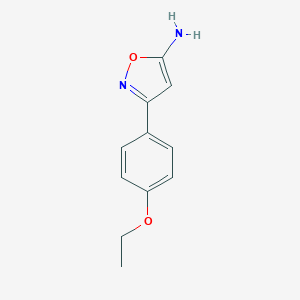 3-(4-Ethoxy-phenyl)-isoxazol-5-ylamine 3-(4-Ethoxy-phenyl)-isoxazol-5-ylamine