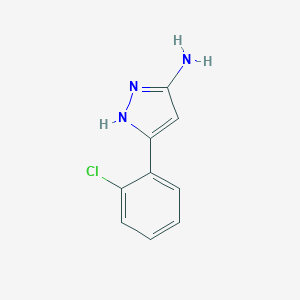 5-(2-Chloro-phenyl)-2H-pyrazol-3-ylamine 5-(2-Chloro-phenyl)-2H-pyrazol-3-ylamine