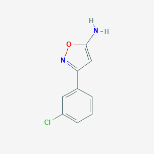 5-Isoxazolamine, 3-(3-chlorophenyl)- 5-Isoxazolamine, 3-(3-chlorophenyl)-