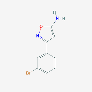 3-(3-Bromo-phenyl)-isoxazol-5-ylamine 3-(3-Bromo-phenyl)-isoxazol-5-ylamine