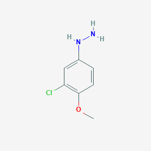 (3-Chloro-4-methoxy-phenyl)-hydrazine (3-Chloro-4-methoxy-phenyl)-hydrazine