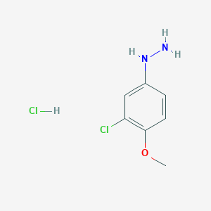 (3-Chloro-4-methoxy-phenyl)-hydrazine hydrochloride (3-Chloro-4-methoxy-phenyl)-hydrazine hydrochloride