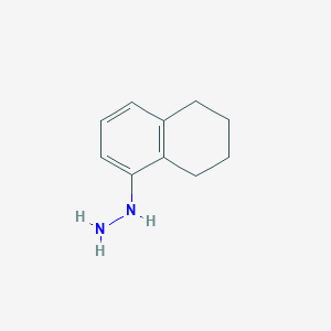 (5,6,7,8-Tetrahydro-naphthalen-1-yl)-hydrazine (5,6,7,8-Tetrahydro-naphthalen-1-yl)-hydrazine