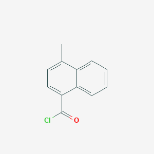 1-Naphthalenecarbonyl chloride, 4-methyl- 1-Naphthalenecarbonyl chloride, 4-methyl-