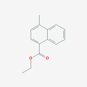 1-Naphthalenecarboxylic acid, 4-methyl-, ethyl ester 1-Naphthalenecarboxylic acid, 4-methyl-, ethyl ester