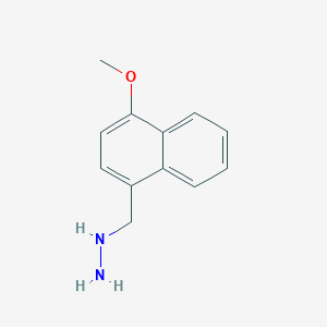 (4-Methoxy-naphthalen-1-ylmethyl)-hydrazine