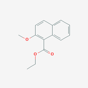 1-Naphthalenecarboxylic acid, 2-methoxy-, ethyl ester 1-Naphthalenecarboxylic acid, 2-methoxy-, ethyl ester