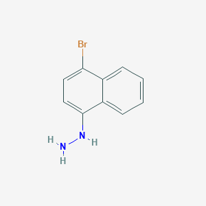 (4-Bromo-naphthalen-1-yl)-hydrazine