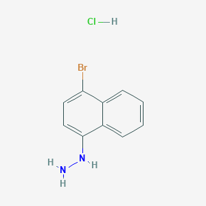 Hydrazine, (4-bromo-1-naphthalenyl)-, hydrochloride
