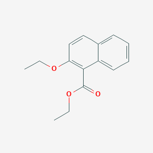 1-Naphthalenecarboxylic acid, 2-ethoxy-, ethyl ester 1-Naphthalenecarboxylic acid, 2-ethoxy-, ethyl ester