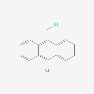 Anthracene, 9-chloro-10-(chloromethyl)- Anthracene, 9-chloro-10-(chloromethyl)-