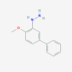 (4-Methoxy-biphenyl-3-yl)-hydrazine (4-Methoxy-biphenyl-3-yl)-hydrazine