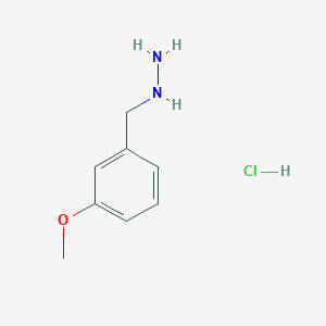 Hydrazine, [(3-methoxyphenyl)methyl]-, hydrochloride 