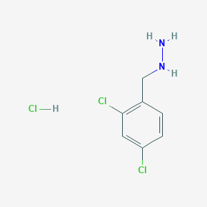 (2,4-dichlorobenzyl)hydrazine hydrochloride (2,4-dichlorobenzyl)hydrazine hydrochloride