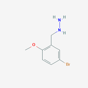 5-Bromo-2-methoxy-benzyl-hydrazine 5-Bromo-2-methoxy-benzyl-hydrazine