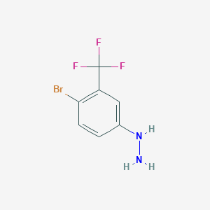 4-Bromo-3-trifluoromethyl-phenyl-hydrazine 4-Bromo-3-trifluoromethyl-phenyl-hydrazine