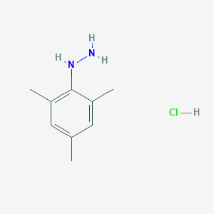 Hydrazine, (2,4,6-trimethylphenyl)-, hydrochloride