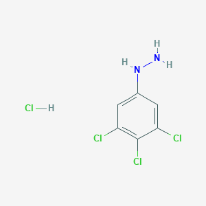 Hydrazine, (3,4,5-trichlorophenyl)-, hydrochloride Hydrazine, (3,4,5-trichlorophenyl)-, hydrochloride