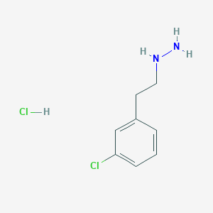 1-(3-chlorophenethyl)hydrazine hydrochloride 1-(3-chlorophenethyl)hydrazine hydrochloride