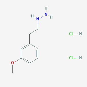 1-(3-methoxyphenethyl)hydrazine 1-(3-methoxyphenethyl)hydrazine