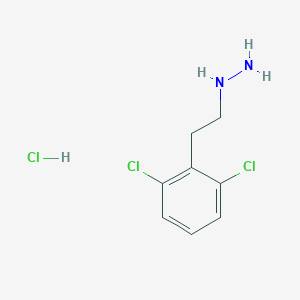 [2-(2,6-dichloro-phenyl)-ethyl]-hydrazine hydrochloride