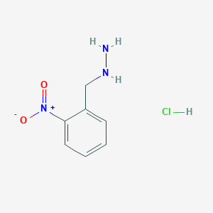 Hydrazine, [(2-nitrophenyl)methyl]-, hydrochloride 