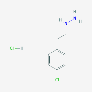 [2-(4-chlorophenyl)ethyl]hydrazine hydrochloride