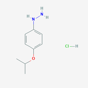 (4-Isopropoxy-phenyl)-hydrazine hydrochloride (4-Isopropoxy-phenyl)-hydrazine hydrochloride