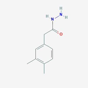 Benzeneacetic acid, 3,4-dimethyl-, hydrazide Benzeneacetic acid, 3,4-dimethyl-, hydrazide