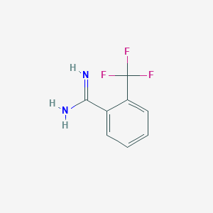 2-(trifluoromethyl)benzene-1-carboximidamide 2-(trifluoromethyl)benzene-1-carboximidamide