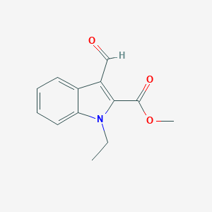 1H-INDOLE-2-CARBOXYLIC ACID,1-ETHYL-3-FORMYL-,METHYL ESTER