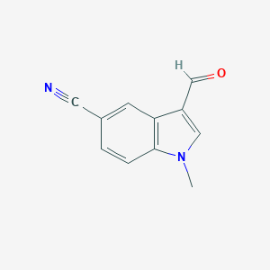 1H-Indole-5-carbonitrile, 3-formyl-1-methyl-