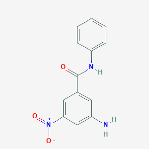 Benzamide, 3-amino-5-nitro-N-phenyl- Benzamide, 3-amino-5-nitro-N-phenyl-