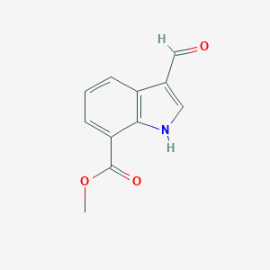 methyl 3-formyl-1H-indole-7-carboxylate methyl 3-formyl-1H-indole-7-carboxylate