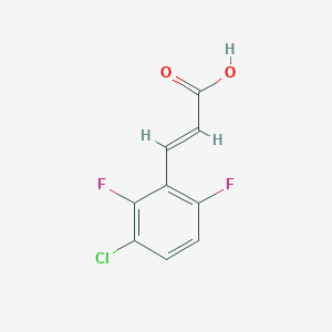 3-E-(3-Chloro-2,6-difluoro-phenyl)-acrylic acid 3-E-(3-Chloro-2,6-difluoro-phenyl)-acrylic acid