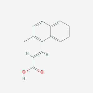 2-Propenoic acid, 3-(2-methyl-1-naphthalenyl)-