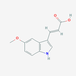 2-Propenoic acid, 3-(5-methoxy-1H-indol-3-yl)- 2-Propenoic acid, 3-(5-methoxy-1H-indol-3-yl)-