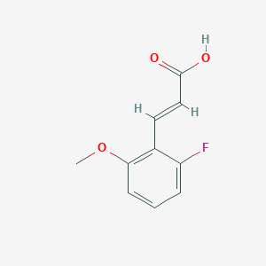 2-Propenoic acid, 3-(2-fluoro-6-methoxyphenyl)- 2-Propenoic acid, 3-(2-fluoro-6-methoxyphenyl)-